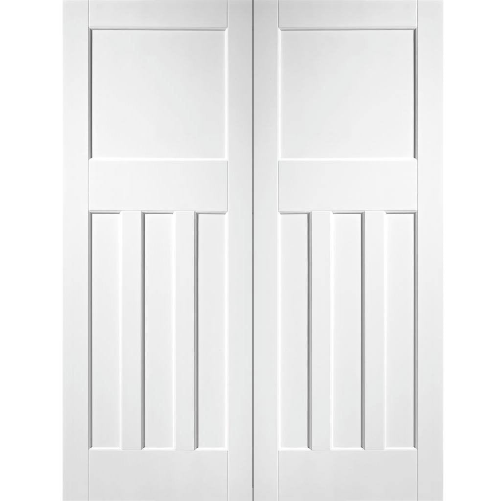 DX30's Panel Door Pair - White Primed