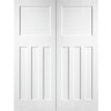 LPD Joinery DX30's Panel Fire Door Pair - 30 Minute Fire Rated - White Primed