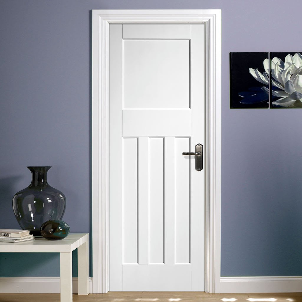 DX60 interior period style door in white