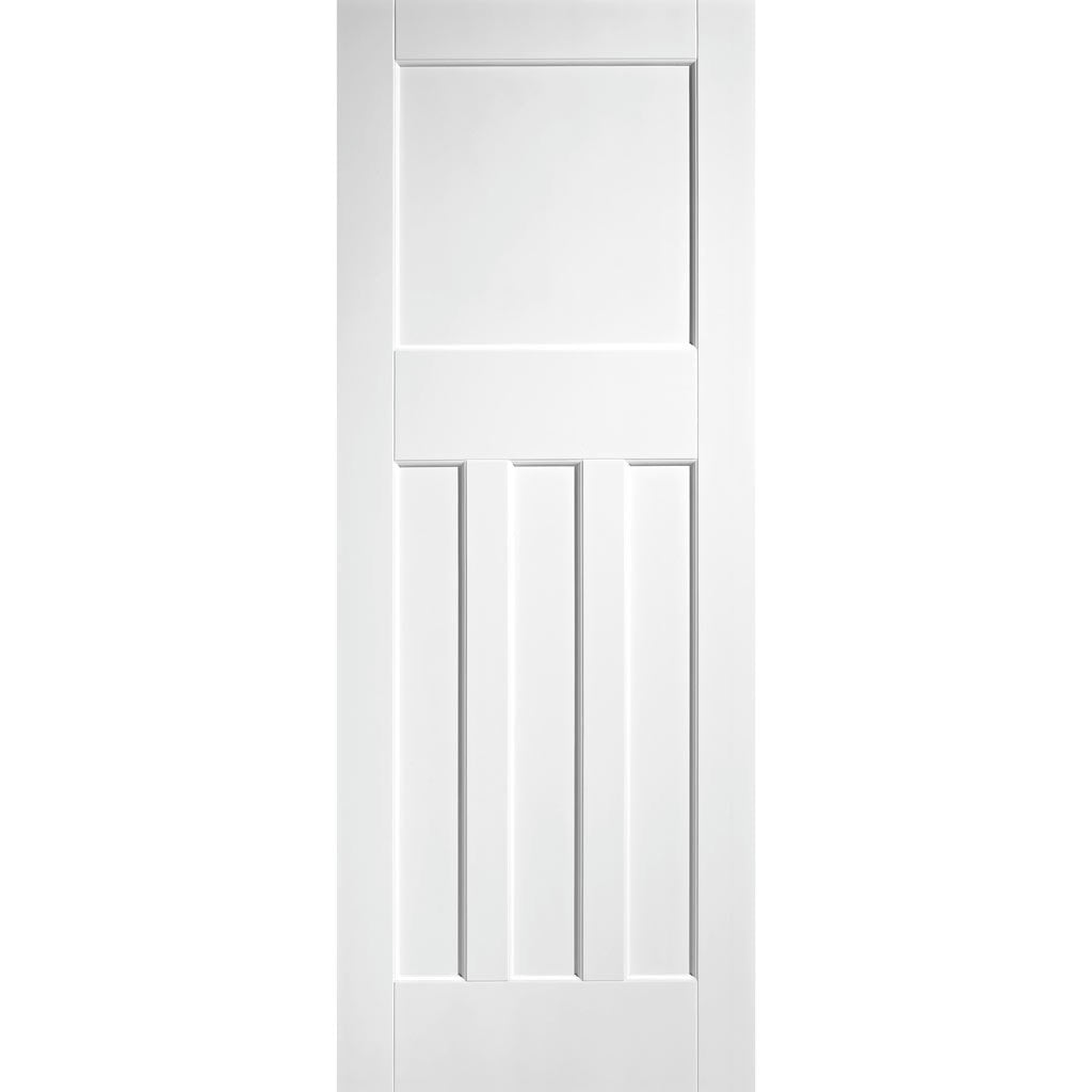 Three Folding Doors & Frame Kit - DX30's 2+1 Folding Panel Door - White Primed