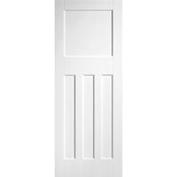 Two Folding Doors & Frame Kit - DX30's 2+0 Folding Panel Door - White Primed