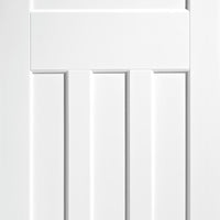Three Folding Doors & Frame Kit - DX30's 2+1 Folding Panel Door - White Primed