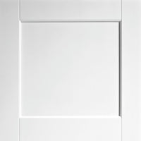 Two Folding Doors & Frame Kit - DX30's 2+0 Folding Panel Door - White Primed