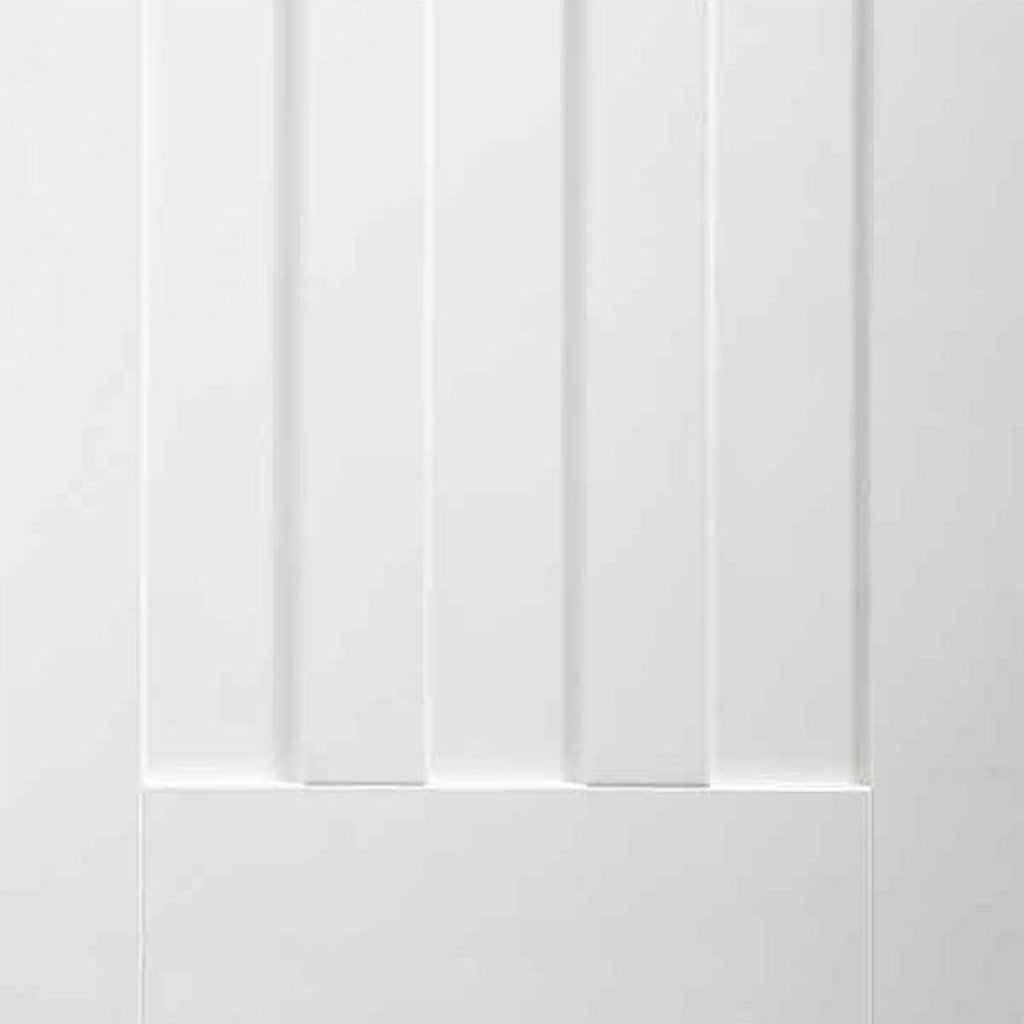 Four Folding Doors & Frame Kit - DX30's 3+1 Folding Panel Door - White Primed