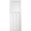 Bespoke DX 1930's Panel Single Pocket Door Detail - White Primed