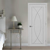 Bespoke Pesaro Flush Fire Door - 1/2 Hour Fire Rated and White Primed