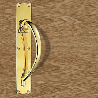 Image: PF100 Pull Handle, Left or Right Handed, 457x76mm - 2 Finishes