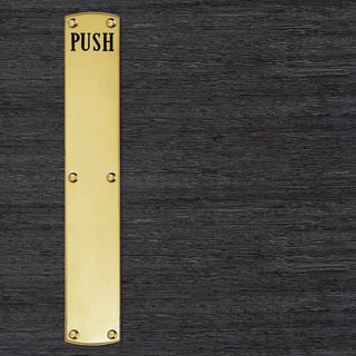 Image: PF105E Engraved Push Plate, 457x76mm