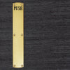 PF105E Engraved Push Plate, 457x76mm