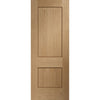 Bespoke Piacenza Oak 2P Flush Single Pocket Door Detail - Groove Design