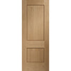 Bespoke Piacenza Oak 2P Flush Door Pair - Groove Design