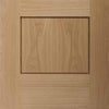 Bespoke Thruslide Piacenza Oak 1 Panel Glazed - 2 Sliding Doors and Frame Kit - Groove Design