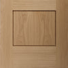 Bespoke Piacenza Oak 1P Glazed Door Pair - Groove Design