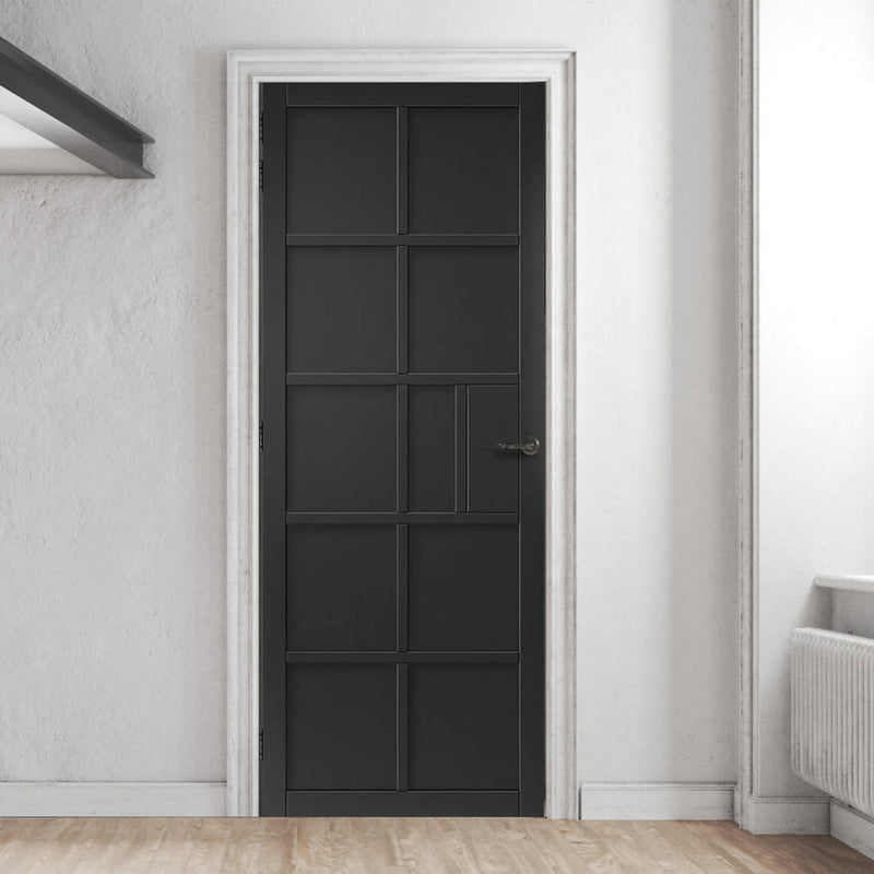 JB Kind Industrial Plaza Black Internal Door - Prefinished