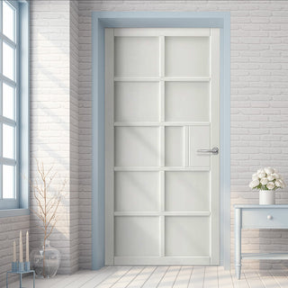 Image: JB Kind Industrial Plaza White Internal Door - Prefinished