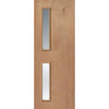J B Kind STP Flush Plywood Kintt6G Fire Door - 1/2 Hour Fire Rated  - Wired Fire Glass