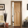 DX Oak Panel Single Evokit Pocket Door - 1930's Style