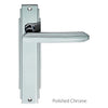 Art Deco ADR012 Lever Latch Door Handles on Backplate - 2 Finishes