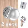 Two Pack Harrogate Mushroom Old English Mortice Knob - Polished Chrome