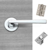 Lyra Door Handle Pack - Polished Chrome