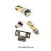 Smartlatch Tubular Latch, 76mm - 3 Finishes