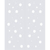 Polka Dot 8mm Clear Glass - Obscure Printed Design - Double Absolute Pocket Door