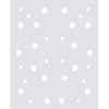 Polka Dot 8mm Clear Glass - Obscure Printed Design - Double Absolute Pocket Door