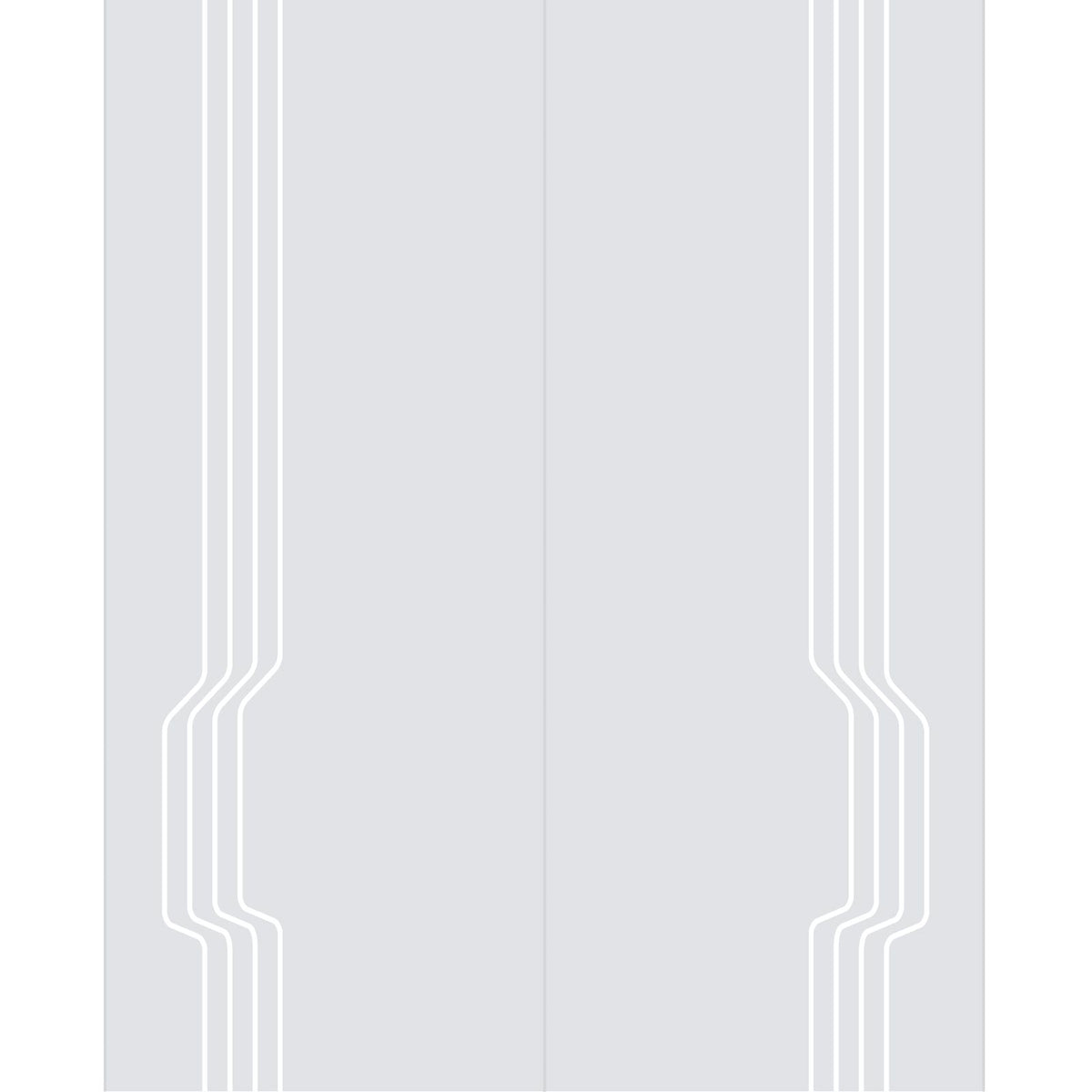Double Glass Sliding Door - Polwarth 8mm Clear Glass - Obscure Printed Design - Planeo 60 Pro Kit