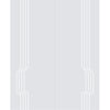 Double Glass Sliding Door - Solaris Tubular Stainless Steel Sliding Track & Polwarth 8mm Clear Glass - Obscure Printed Design