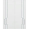 Double Glass Sliding Door - Polwarth 8mm Obscure Glass - Clear Printed Design - Planeo 60 Pro Kit