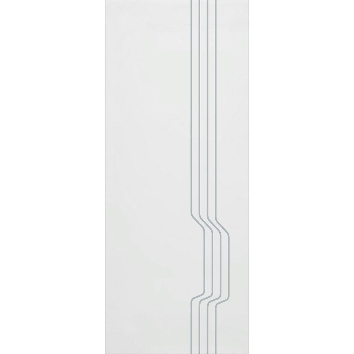Single Glass Sliding Door - Polwarth 8mm Obscure Glass - Clear Printed Design - Planeo 60 Pro Kit
