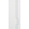 Polwarth 8mm Obscure Glass - Clear Printed Design - Griffwerk R8 Style Sliding Glass Door Kit