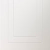 Potenza White Flush Door Pair - Prefinished