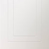 Two Sliding Wardrobe Doors & Frame Kit - Potenza White Flush Door - Prefinished