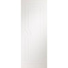 Two Sliding Wardrobe Doors & Frame Kit - Potenza White Flush Door - Prefinished