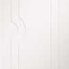 Potenza White Flush Single Evokit Pocket Door Detail - Prefinished