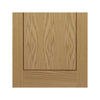 LPD Joinery Oak 1P Inlay Flush Fire Door Pair is Prefinished and 30 Minute Fire Rated