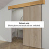 Thruslide Oak Veneer Prefinished Pelmet Kit for Single Sliding Doors