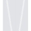 Double Glass Sliding Door - Solaris Tubular Stainless Steel Sliding Track & Preston 8mm Clear Glass - Obscure Printed Design