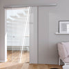 Single Glass Sliding Door - Preston 8mm Clear Glass - Obscure Printed Design - Planeo 60 Pro Kit