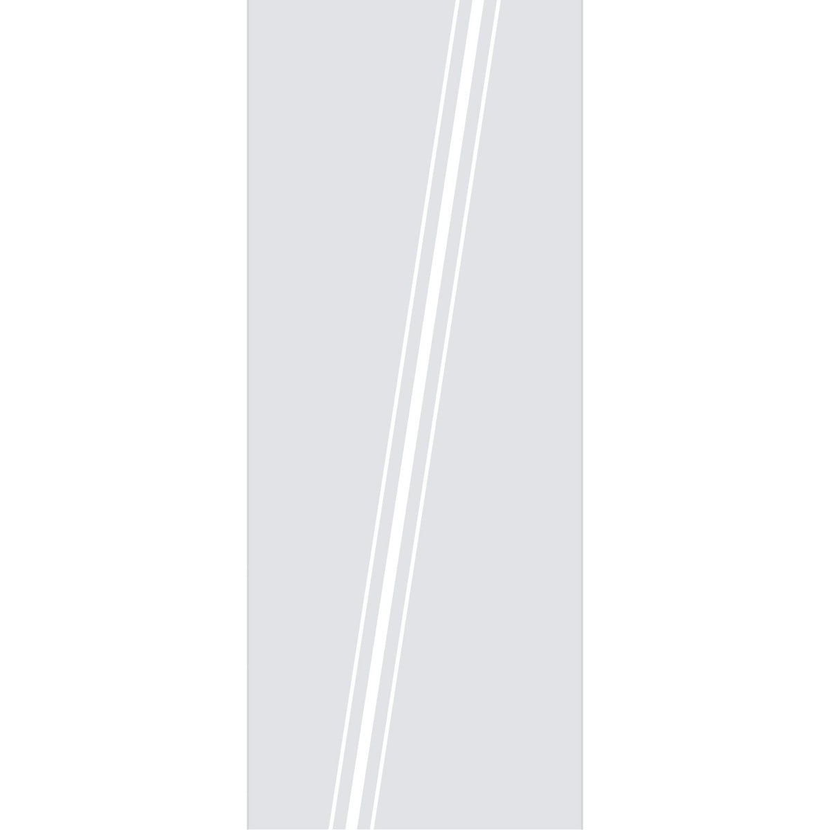 Single Glass Sliding Door - Preston 8mm Clear Glass - Obscure Printed Design - Planeo 60 Pro Kit