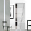 Preston 8mm Obscure Glass - Obscure Printed Design - Single Absolute Pocket Door