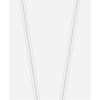 Double Glass Sliding Door - Preston 8mm Obscure Glass - Obscure Printed Design - Planeo 60 Pro Kit