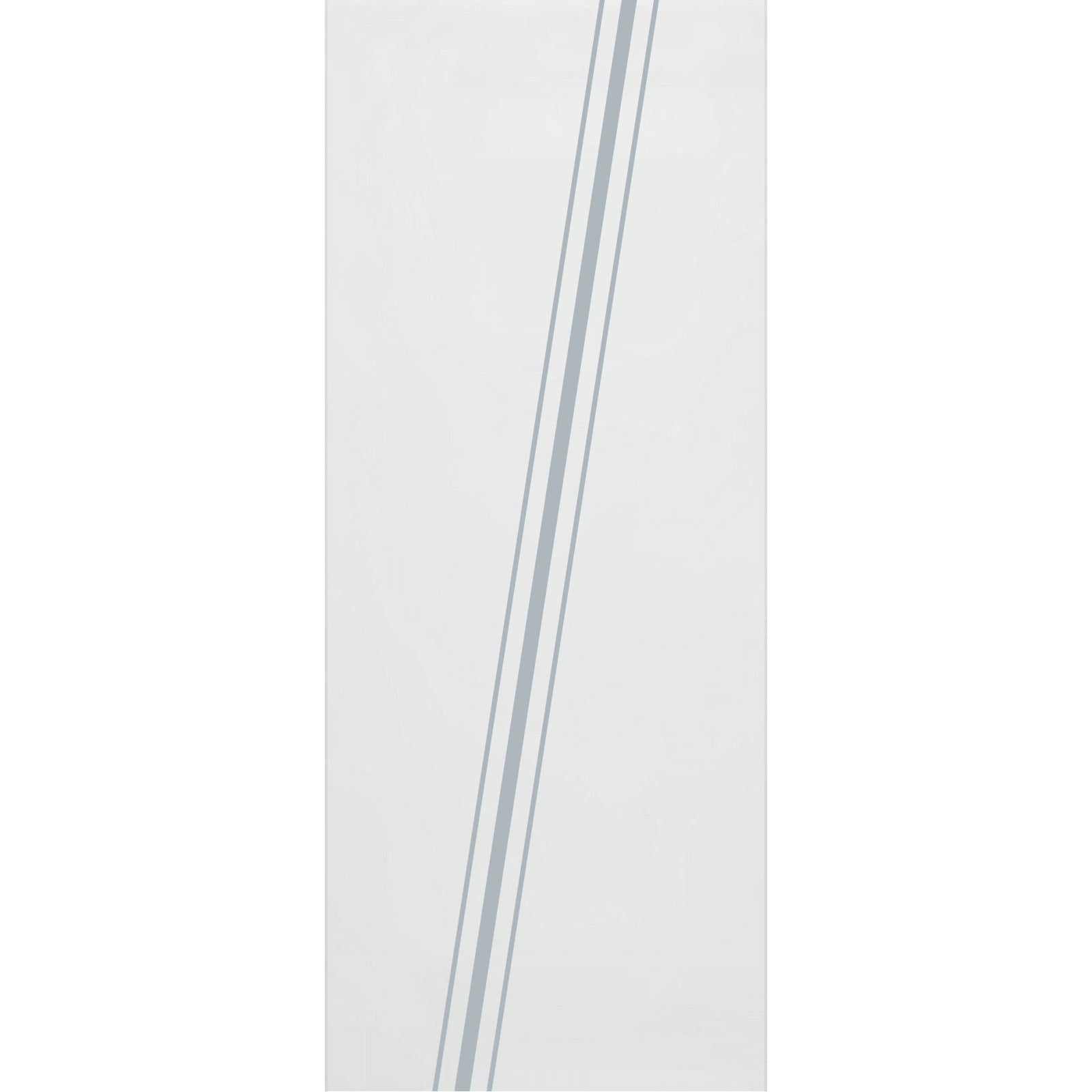 Single Glass Sliding Door - Preston 8mm Obscure Glass - Clear Printed Design - Planeo 60 Pro Kit