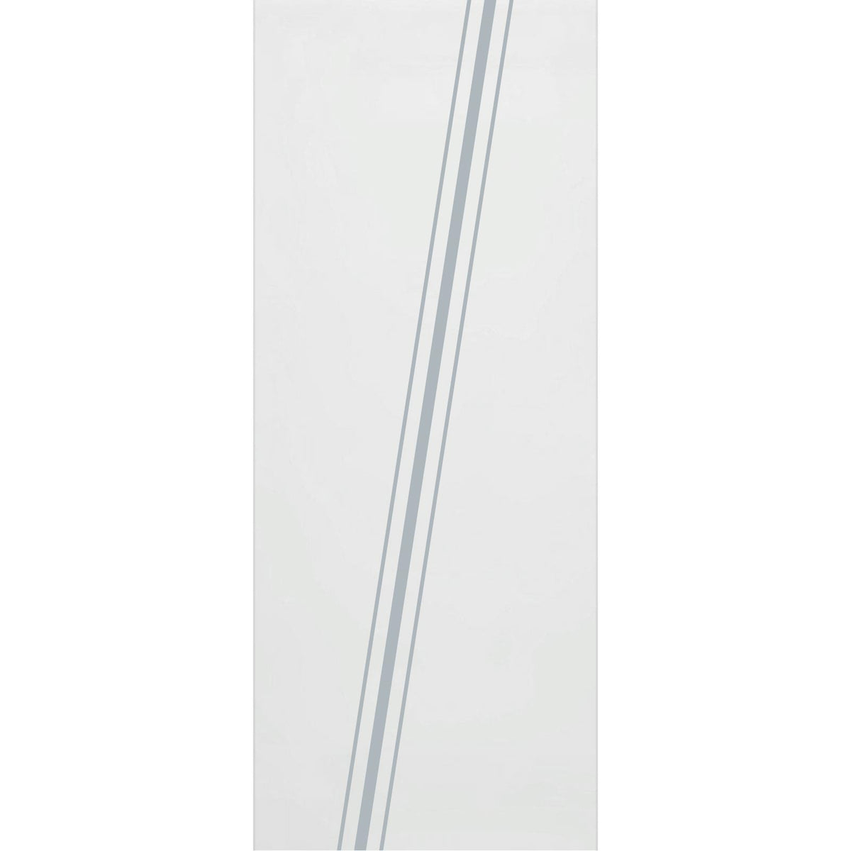 Preston 8mm Obscure Glass - Clear Printed Design - Griffwerk R8 Style Sliding Glass Door Kit