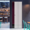 Ratho 8mm Obscure Glass - Obscure Printed Design - Single Evokit Glass Pocket Door