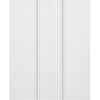 Double Glass Sliding Door - Solaris Tubular Stainless Steel Sliding Track & Ratho 8mm Obscure Glass - Clear Printed Design