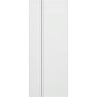 Single Glass Sliding Door - Ratho 8mm Obscure Glass - Clear Printed Design - Planeo 60 Pro Kit