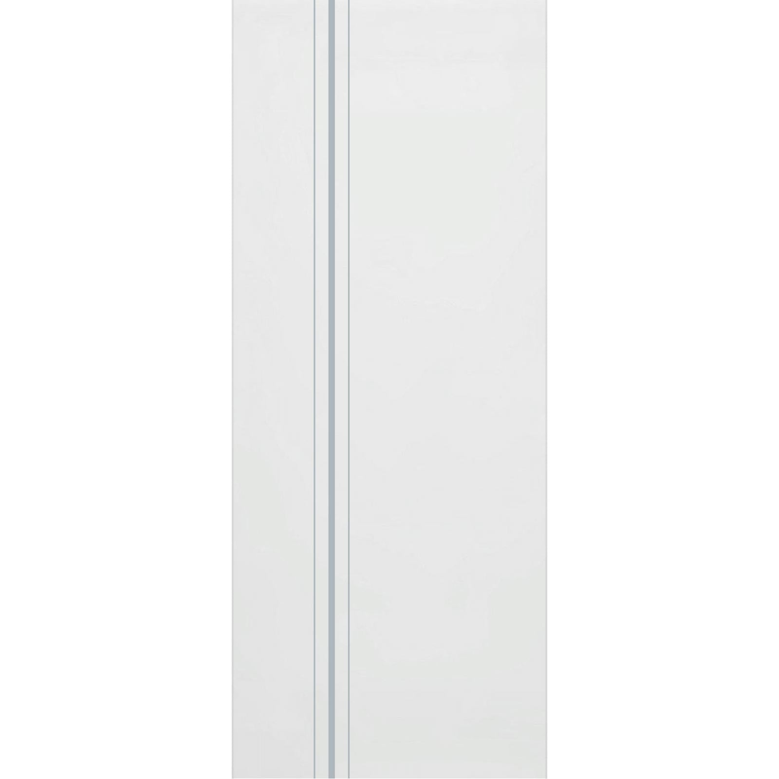 Single Glass Sliding Door - Ratho 8mm Obscure Glass - Clear Printed Design - Planeo 60 Pro Kit