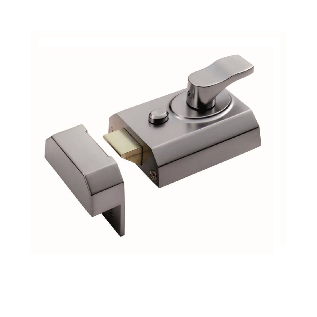 Eurospec RCN 60mm Rim Door Lock, For broader door stiles - 3 Finishes